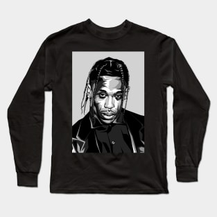 travisscott monochrome Long Sleeve T-Shirt